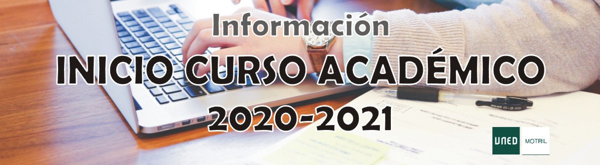 Información – Inicio Curso Académico 2020-2021 Información – Inicio Curso Académico 2020-2021