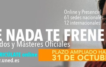 Ampliado el plazo de matrícula hasta el 31 de octubre