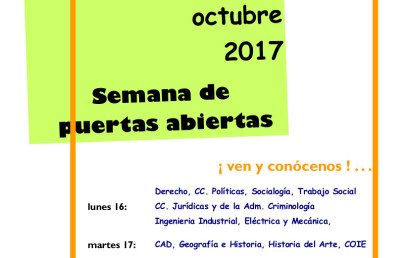 Semana de puertas abiertas UNED Motril (del 16 al 19 de Octubre)