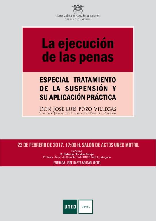 Jornadas: LA EJECUCIÓN DE LAS PENAS