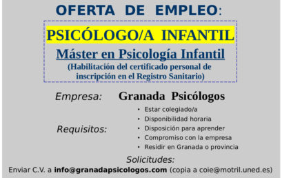 Oferta de dos plazas de empleo (COIE Motril)