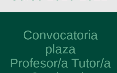 Convocatoria Profesor/a-Tutor/a Sustituto/a – Derecho Financiero y Tributario II