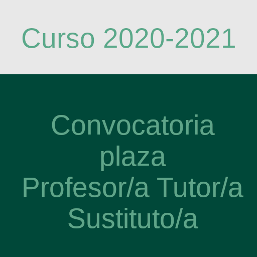 Convocatoria Profesor/a-Tutor/a Sustituto/a – Derecho Financiero y Tributario II
