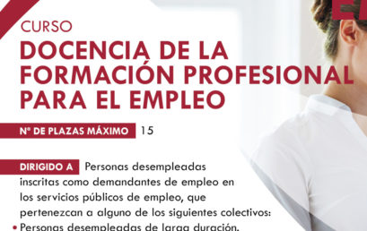 Docencia de la formación profesional para el empleo