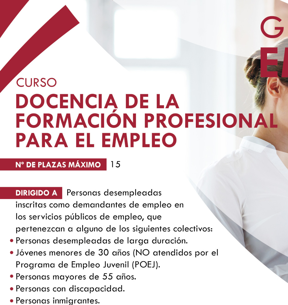 Docencia de la formación profesional para el empleo