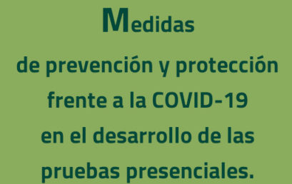 Medidas de prevención y protección frente a la COVID-19