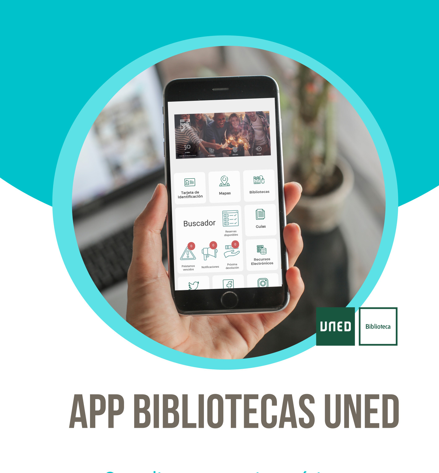 App Bibliotecas UNED. Descárgatela!