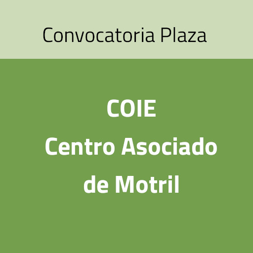 Convocatoria de una plaza de Coordinador del Centro de Orientación y Empleo (COIE) en el Centro de Motril